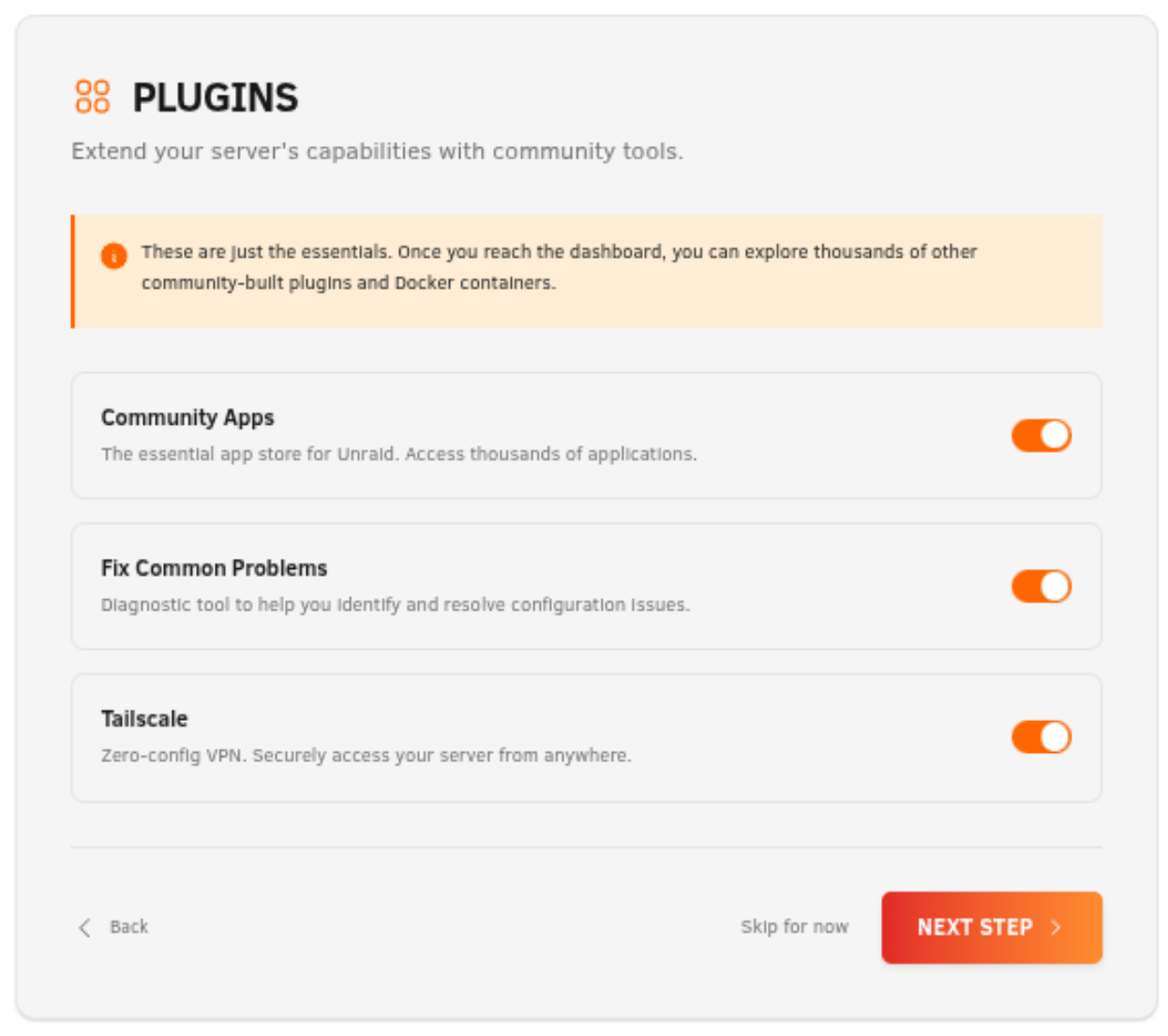Schritt 4: Plugins